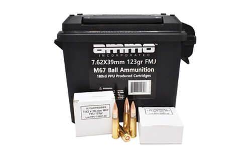 Ammunition Ammo Inc M67 7.62x39mm AMMO INC 7.62X39MM 123GR FMJ 180RD • Model: M67